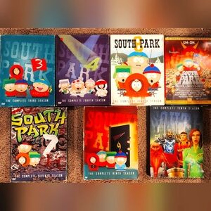 South Park Complete Seasons 3 4 7 8 9 10 + Movie DVD Bundle